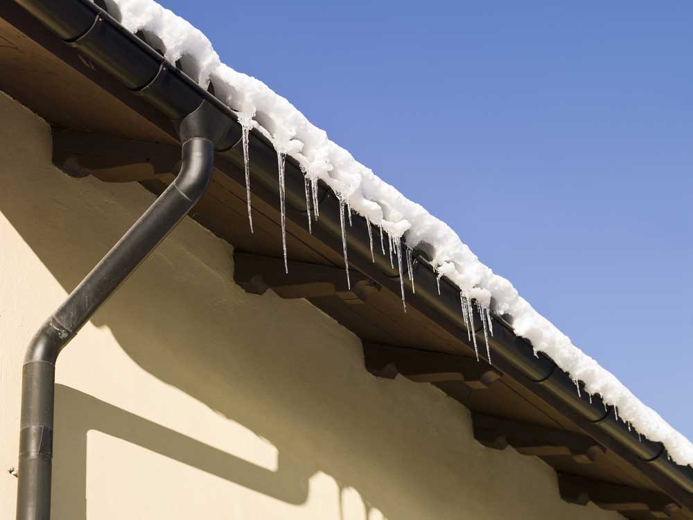 winter gutter maintenance, ice dam prevention, gutter cleaning